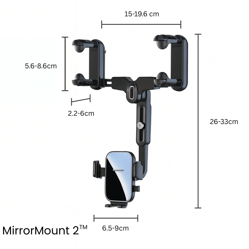 RETEYO MirrorMount 2™ - der beste Platz für Dein Handy