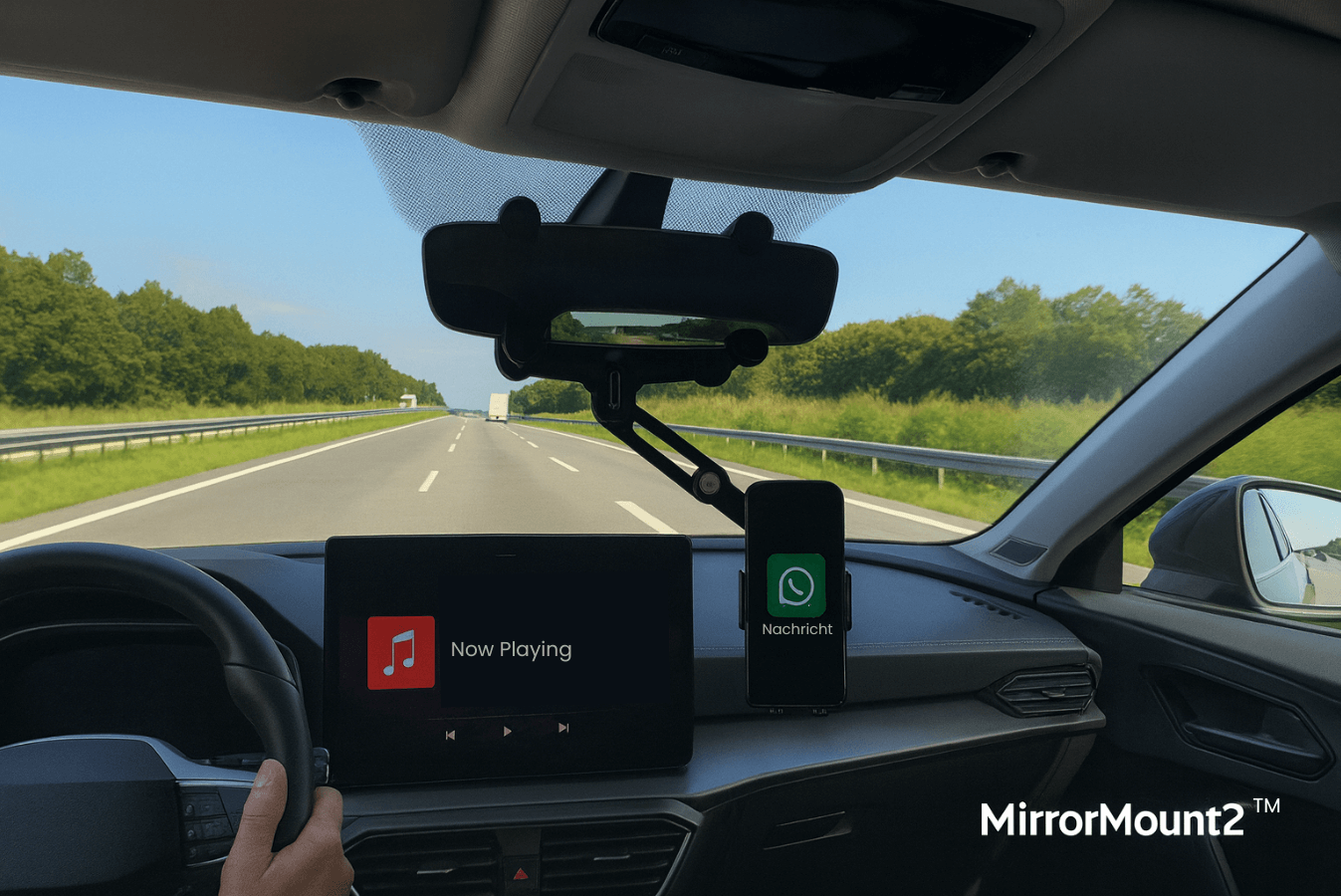 RETEYO MirrorMount 2™ - der beste Platz für Dein Handy