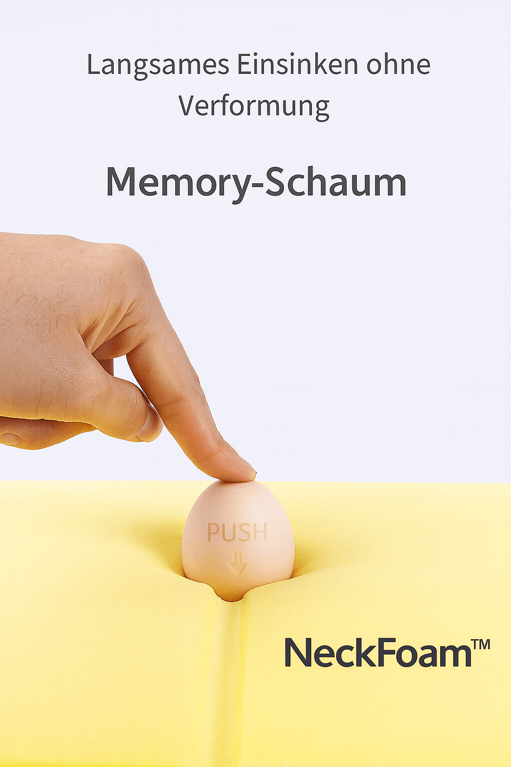 RETEYO NeckFoam™ - Ergonomisches Nackenkissen reduziert Verspannungen